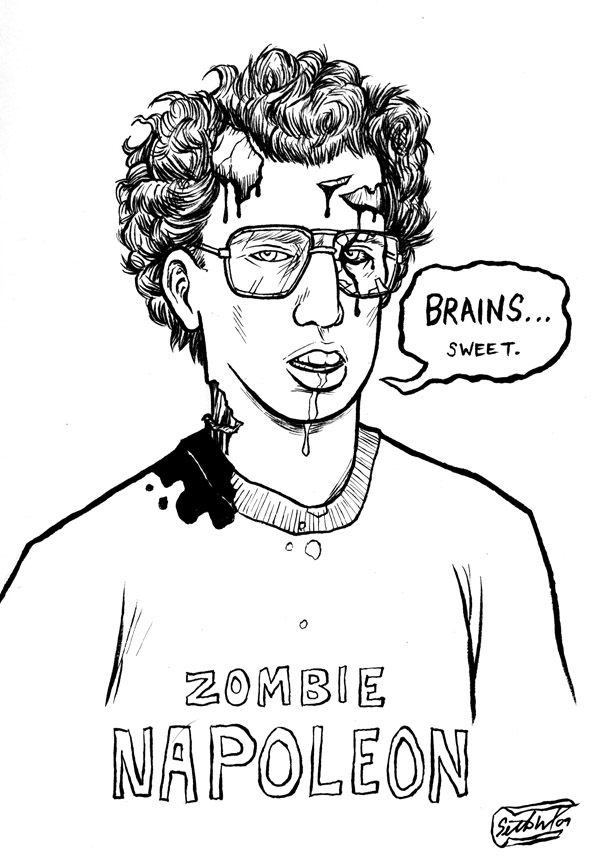 Zombie napoleon by sethwolfshorndl on