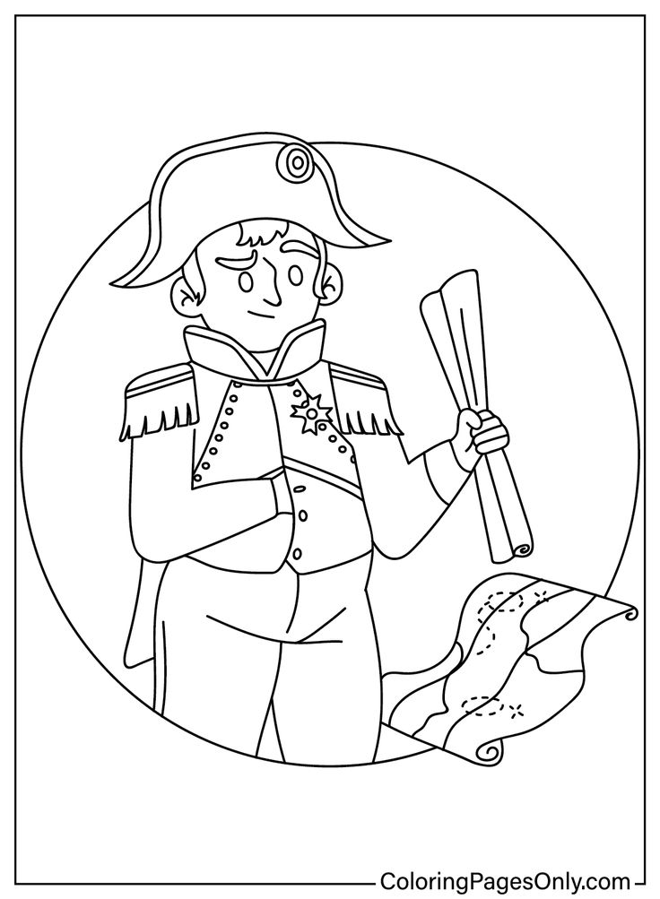 Napoleon bonaparte coloring pages