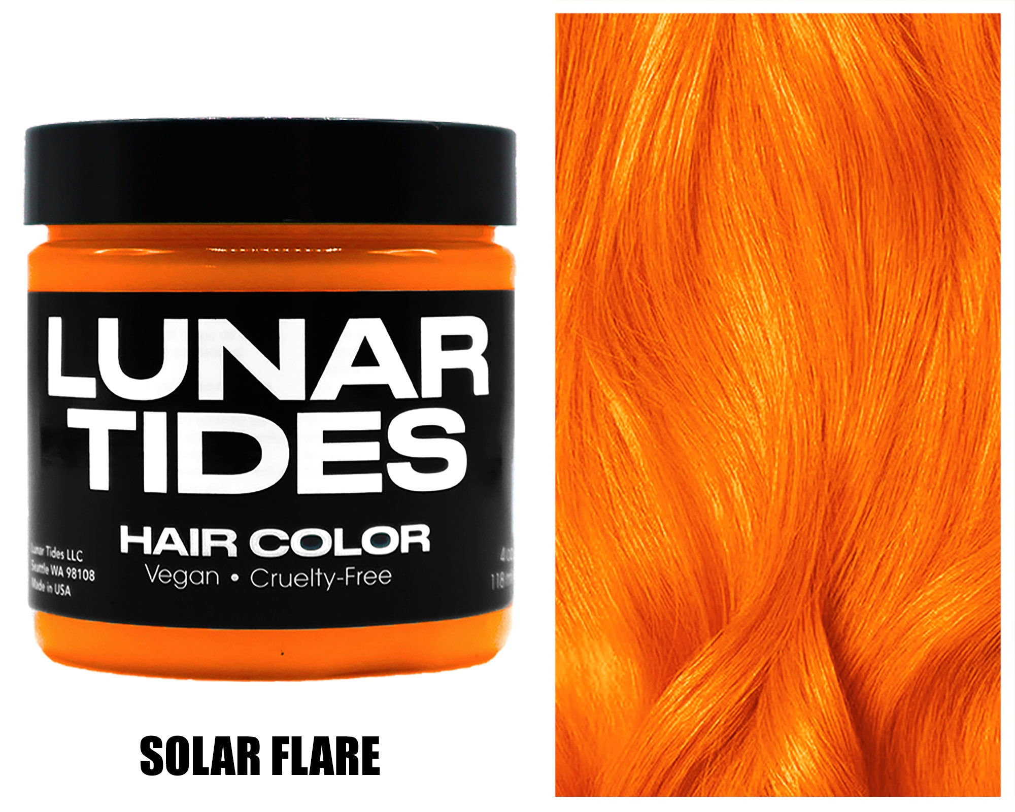 Orange hair dye