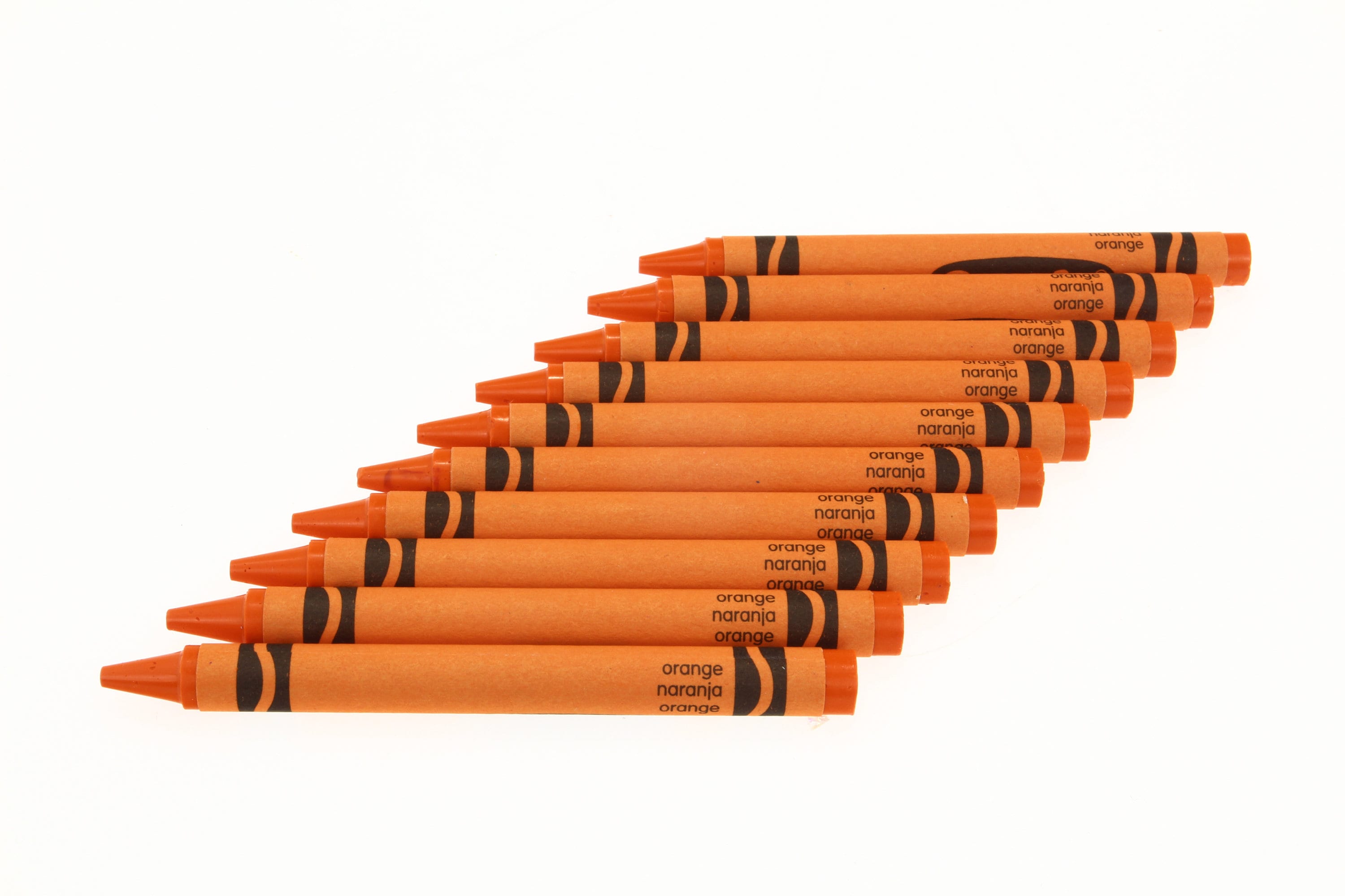 Orange crayola crayons pack
