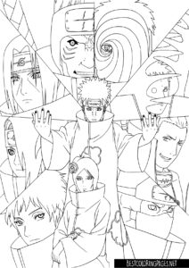 Naruto coloring pages