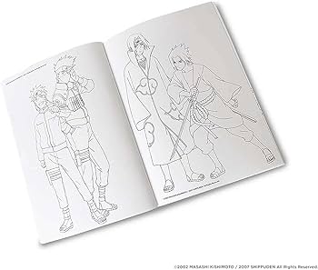 Naruto shippuden the official coloring book viz media books