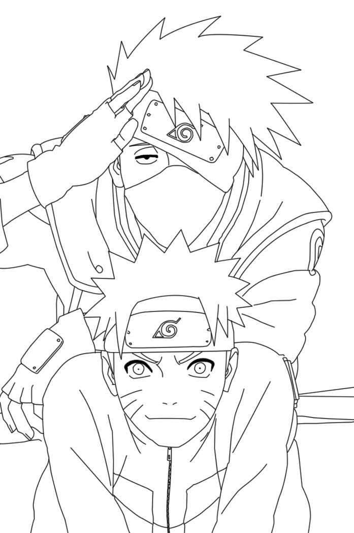 Free printable naruto coloring pages for kids