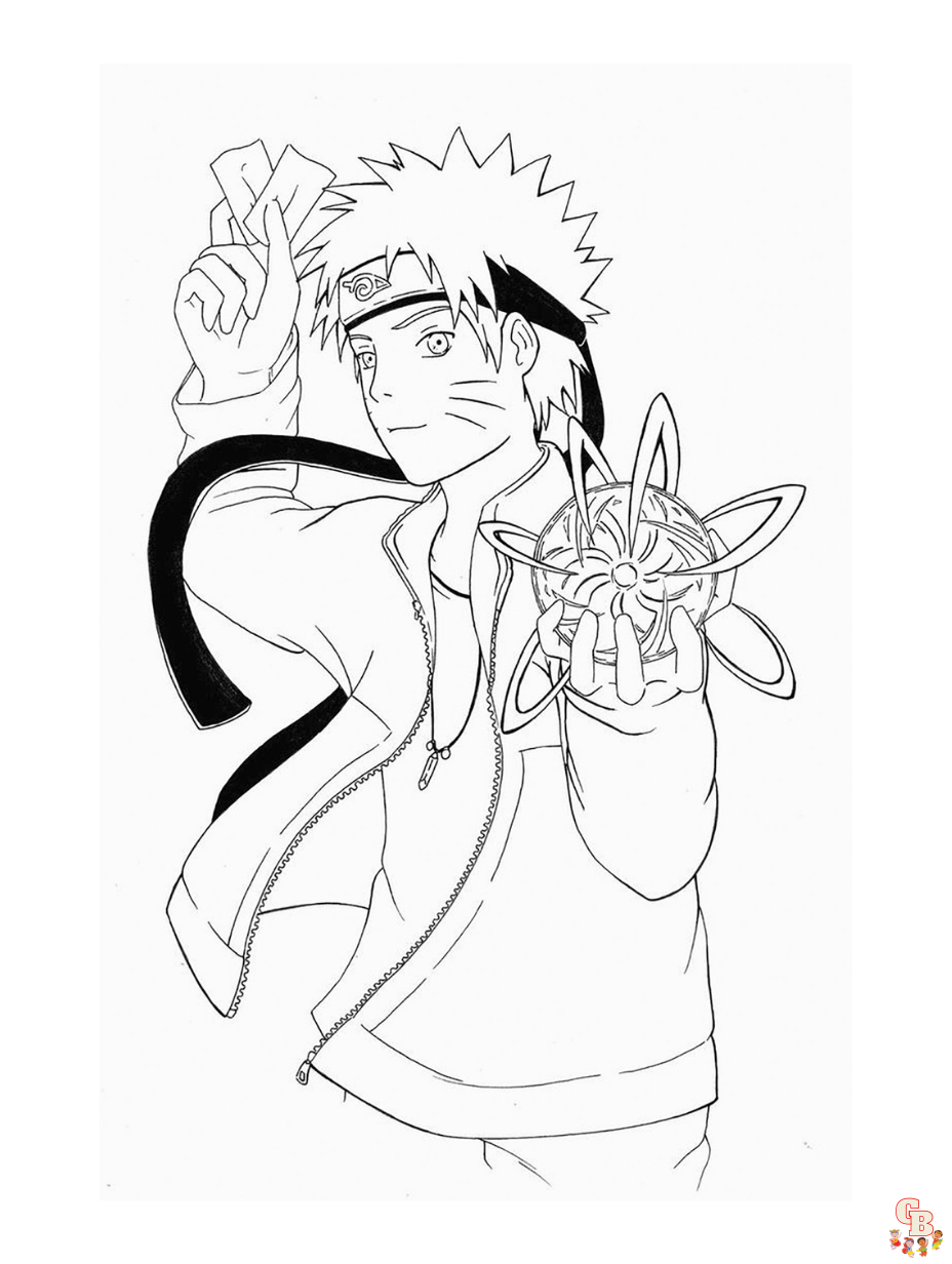 Free naruto coloring pages for kids and adults