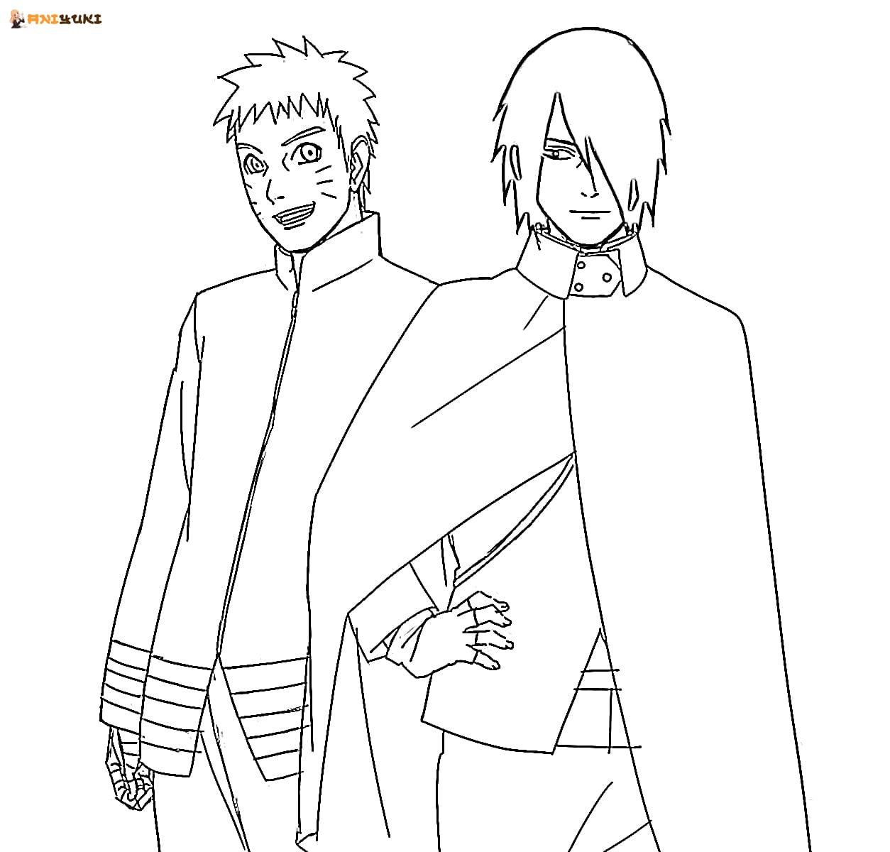 Naruto coloring pages