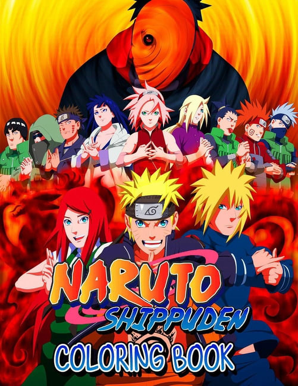 Naruto coloring book coloring book with unofficial high quality naruto manga images ultimate color wonder naruto manga coloring book wonderful gift for kids and adults that love naruto anime and manga