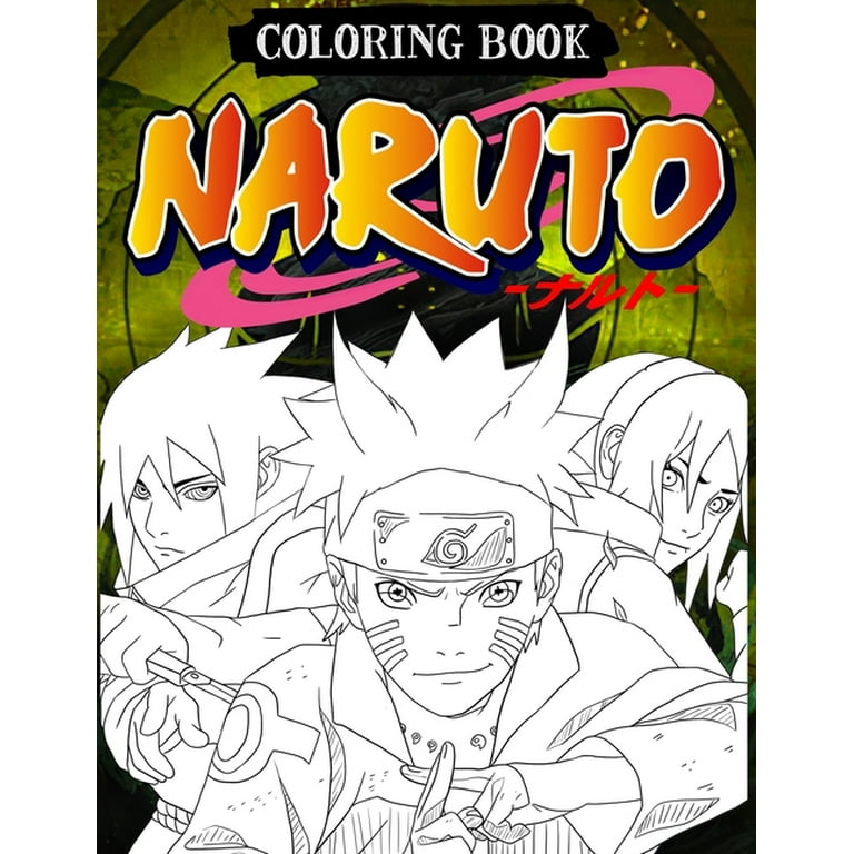 Naruto coloring book paperback