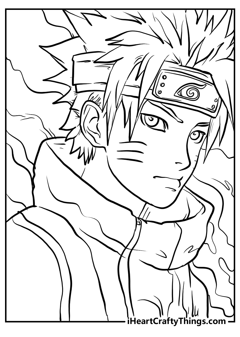 Printable naruto coloring pages updated