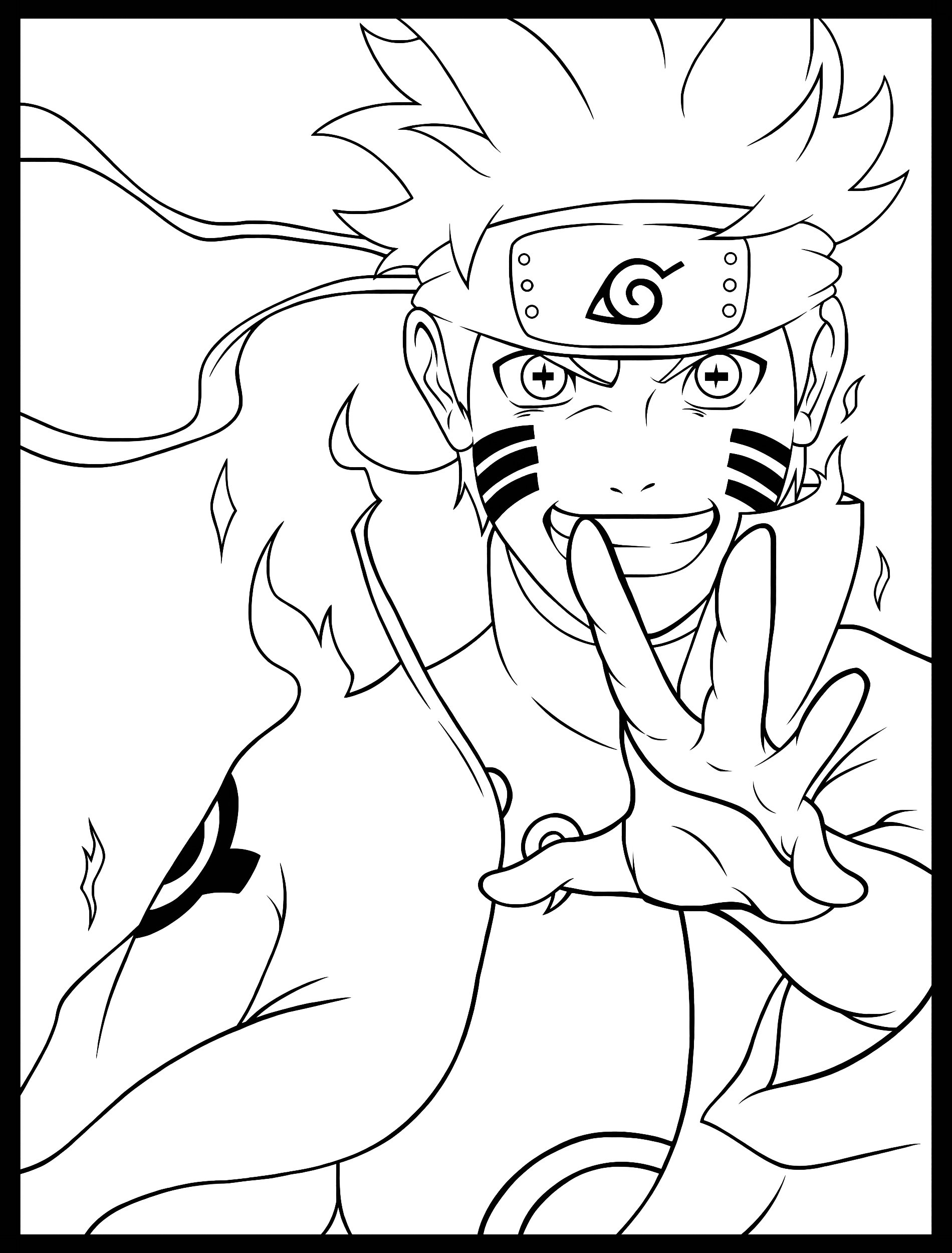 Naruto coloring book