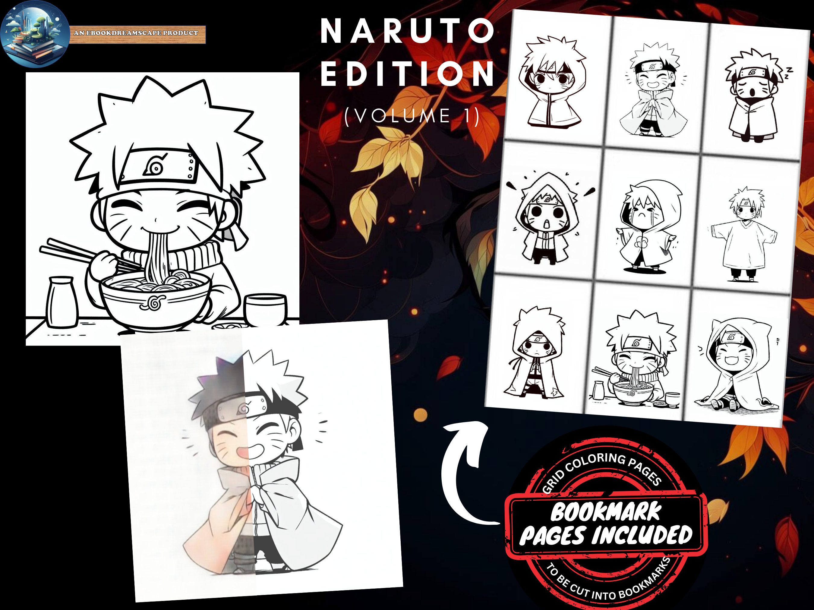 Naruto coloring book