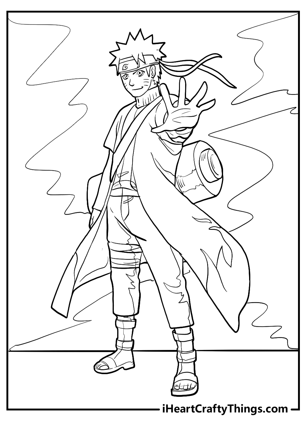 Printable naruto coloring pages updated