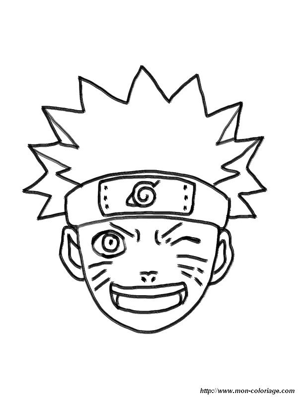 Coloring naruto page naruto to print out or color online