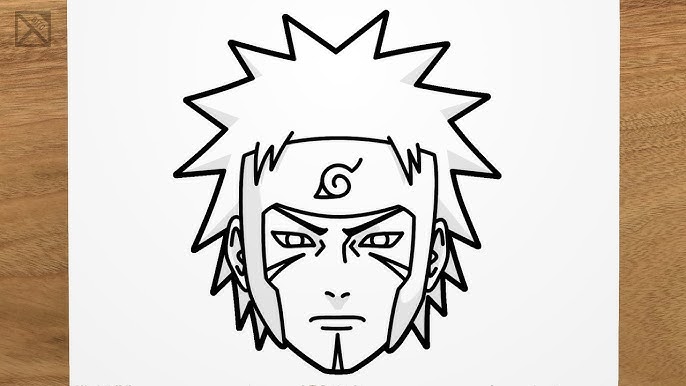 How to draw tobirama senju naruto step by step tutorial free download coloring page