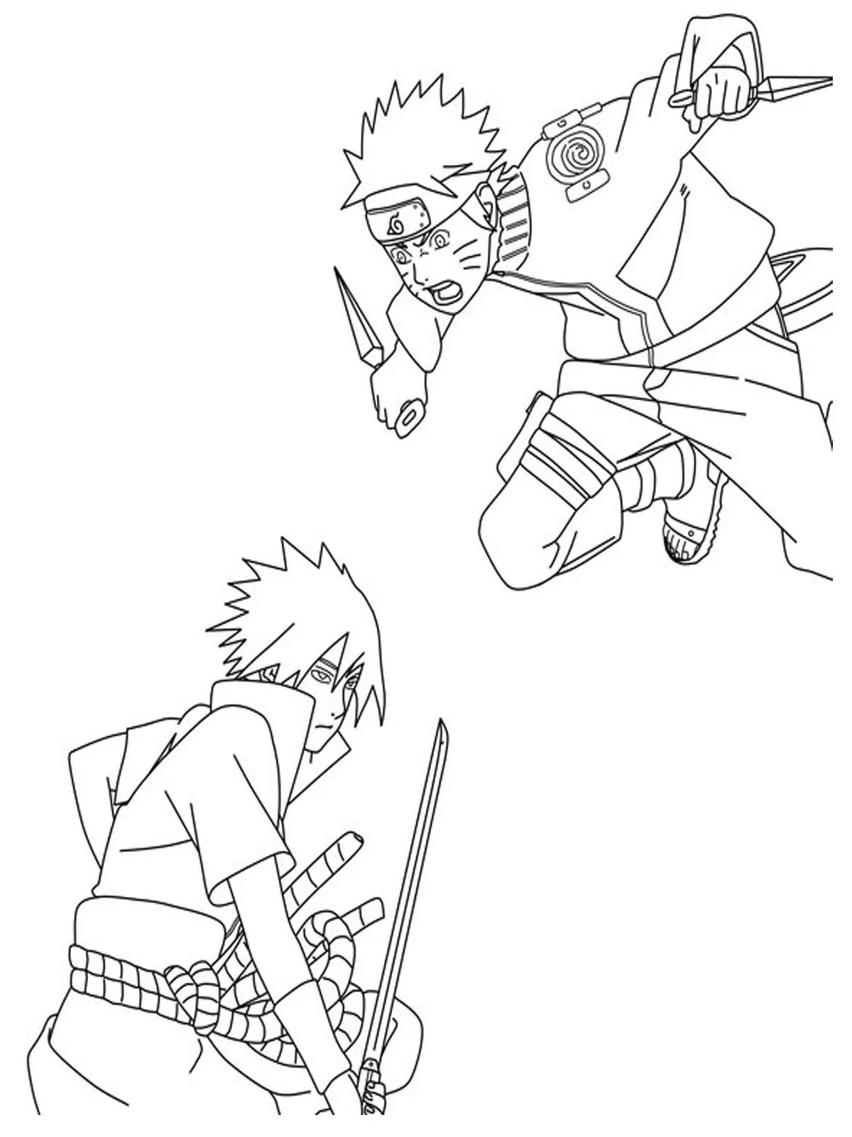 Naruto coloring pages