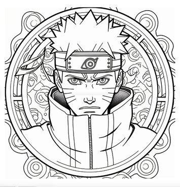 Dibujos para colorear de naruto