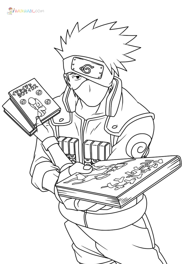 Kakashi hatake coloring pages best images free printable