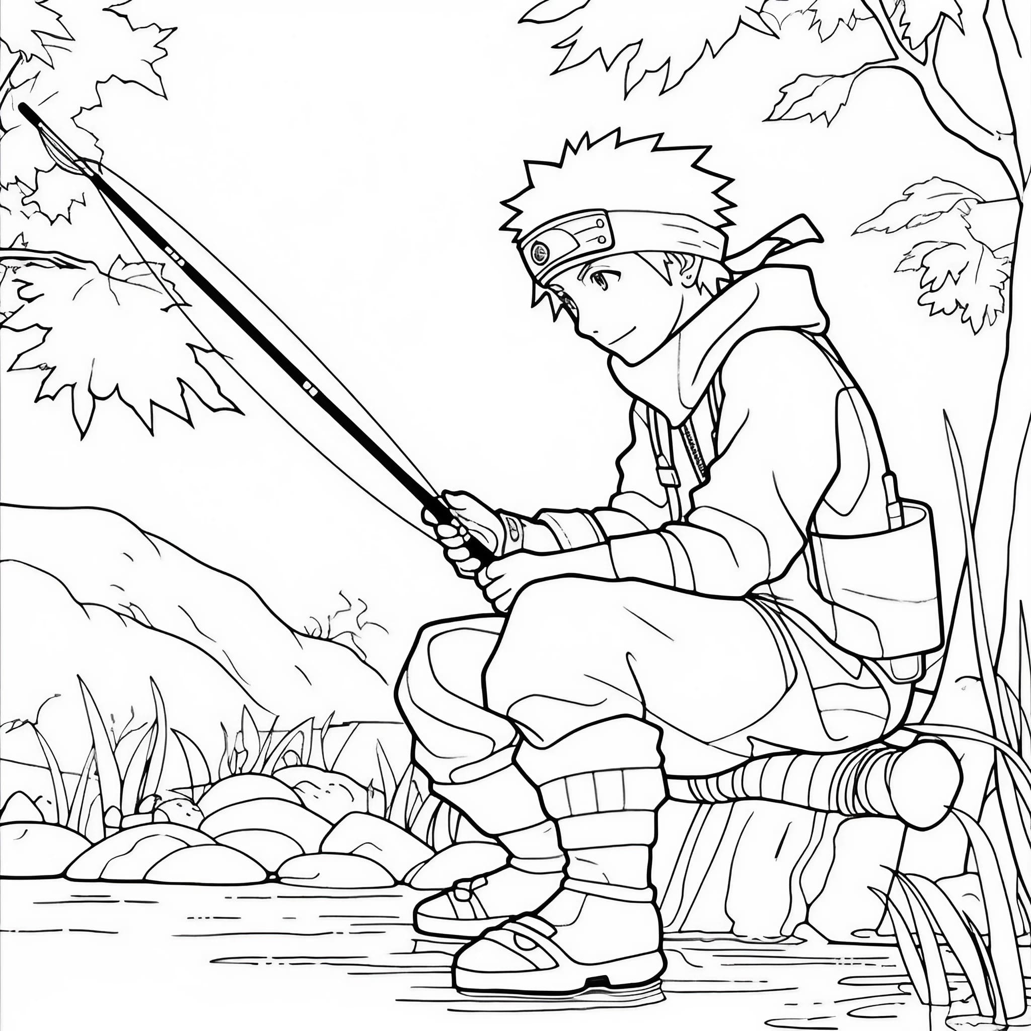 Naruto coloring pages for free and printable