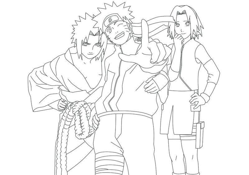 Have fun with these naruto coloring pages pdf ideas