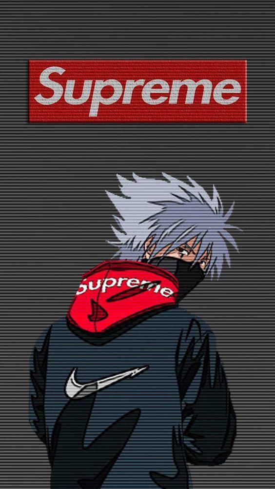 Kakashi x nike x supreme wallpaper rnaruto