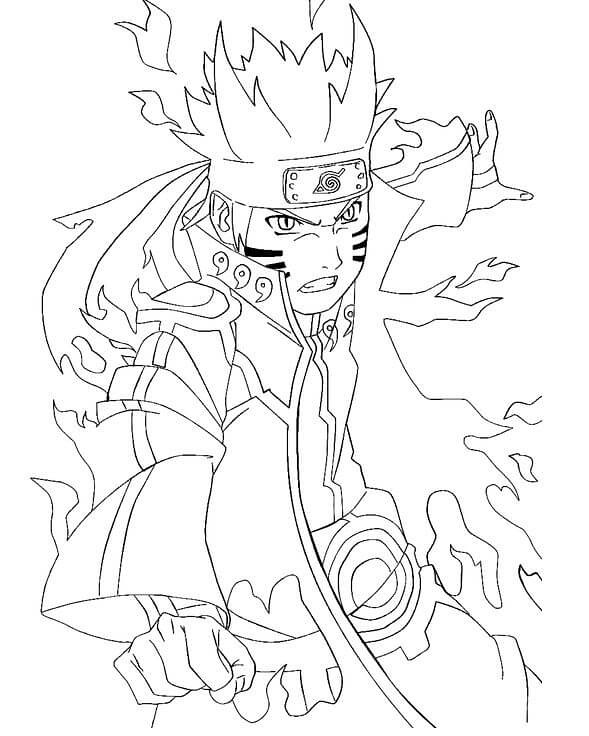 Free printable naruto coloring pages for kids free printabâ