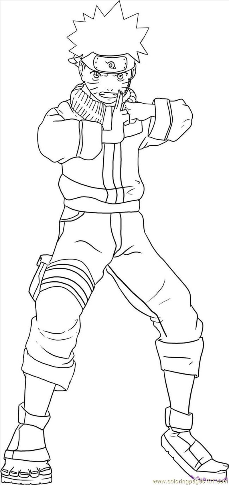 Have fun with these naruto coloring pages pdf ideas