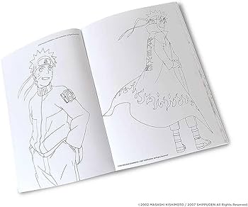 Naruto shippuden the official coloring book media viz libros