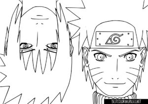 Naruto coloring pages