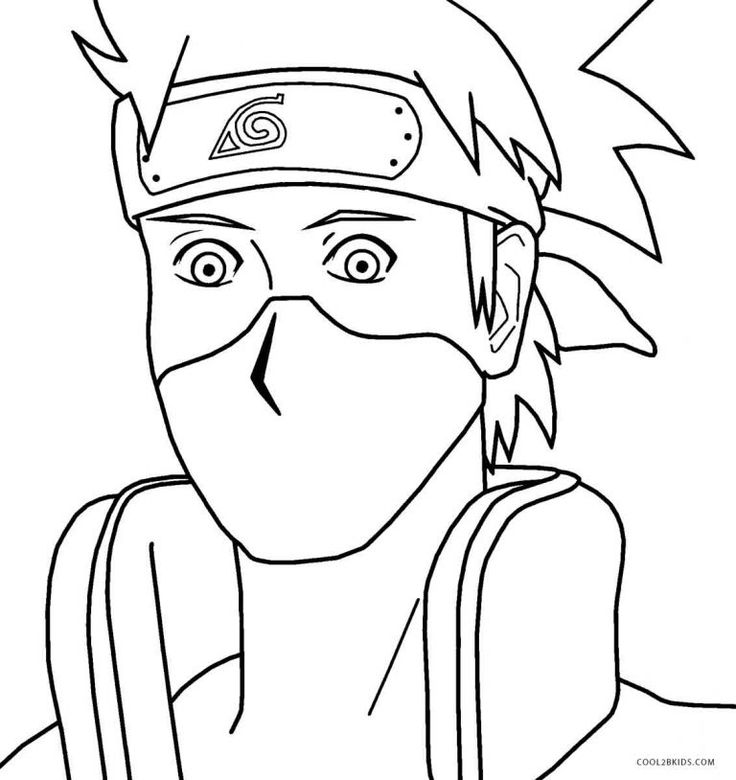Free printable naruto coloring pages for kids coloring pages coloring pages for kids kakashi