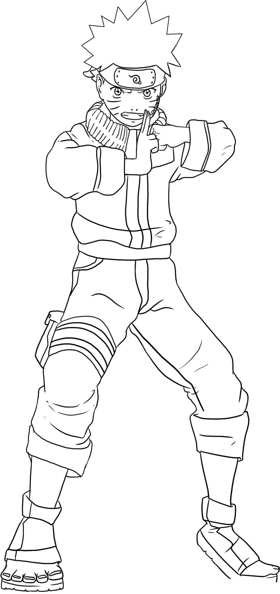 Free printable naruto coloring pages for kids