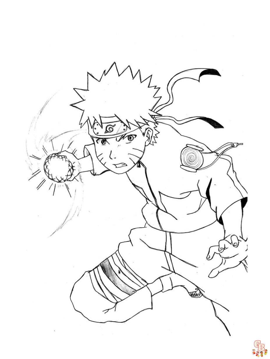 Free naruto coloring pages for kids and adults