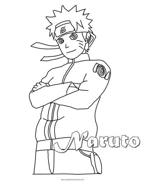 Naruto coloring page