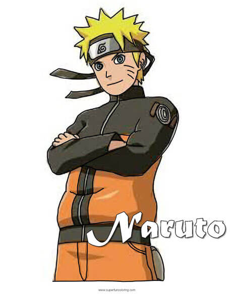 Naruto coloring page