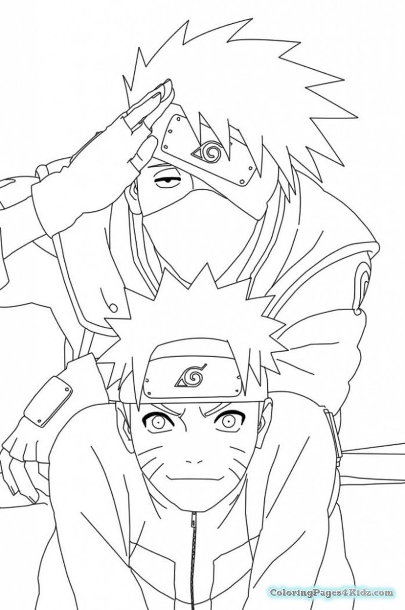 Have fun with these naruto coloring pages pdf ideas