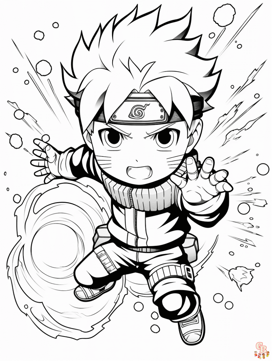 Naruto coloring pages unleash your creativity