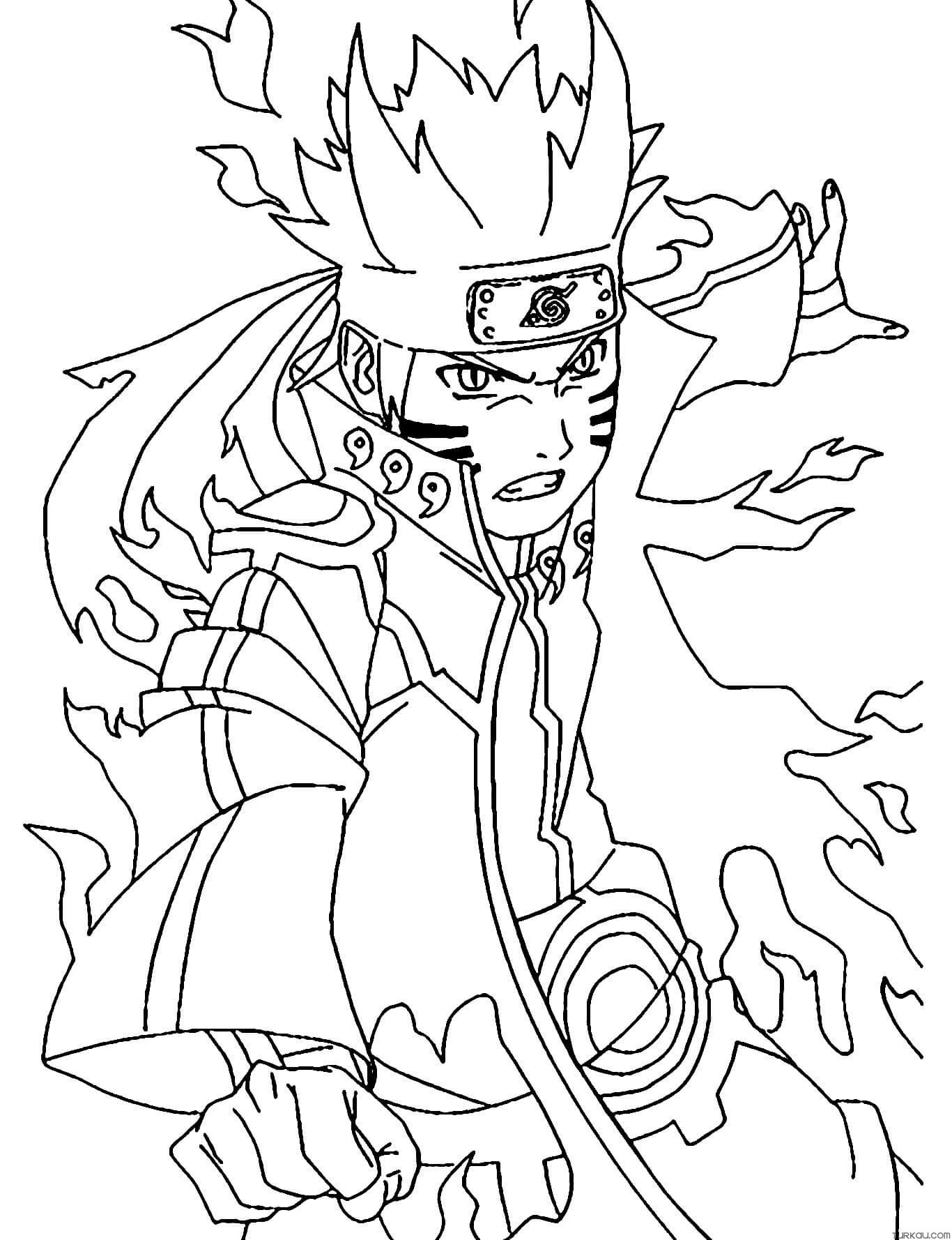 Naruto coloring page