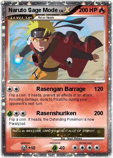 Pokemon naruto sage mode