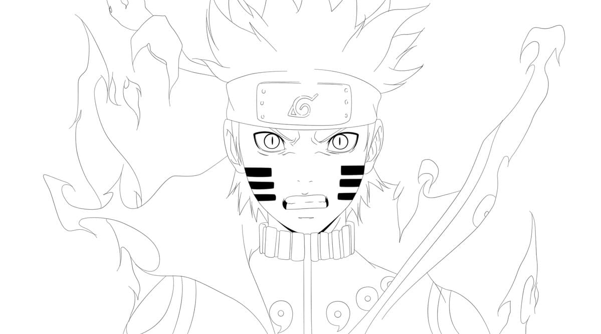 Naruto coloring pages