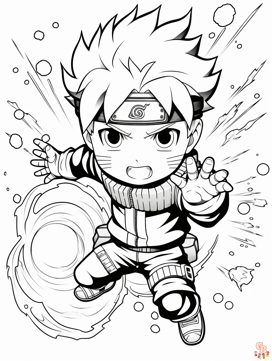 Free naruto coloring pages for kids and adults