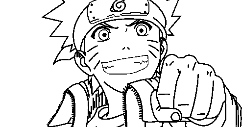 Naruto coloring pages team colors