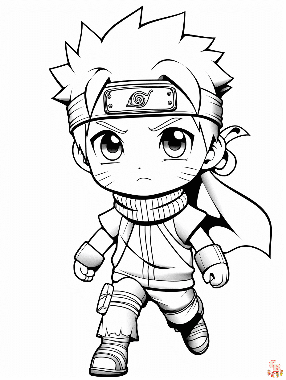 Free naruto coloring pages for kids and adults