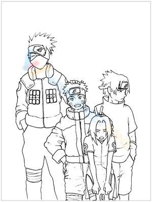 Free printable naruto coloring pages for kids adults