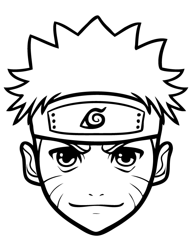 Free printable naruto coloring pages for kids adults