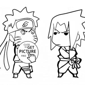 Naruto and sasuke coloring pages printable for free download