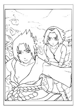 Dynamic ninja art sasuke uchiha printable coloring pages collection unleashed