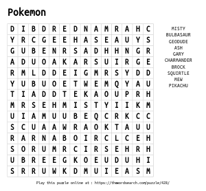 Naruto word search