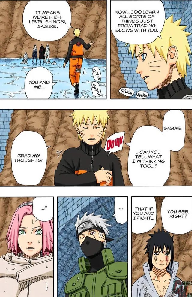 Narutos words turned out to be true he and sasuke could have died in the last battle if sakura hadnt cured them in time rnaruto