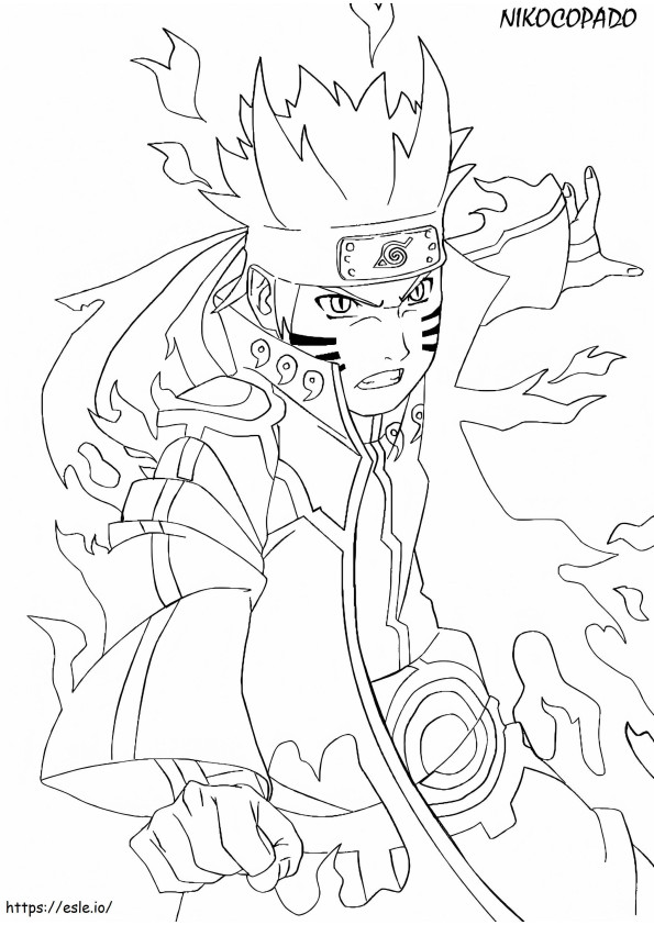 Naruto coloring pages