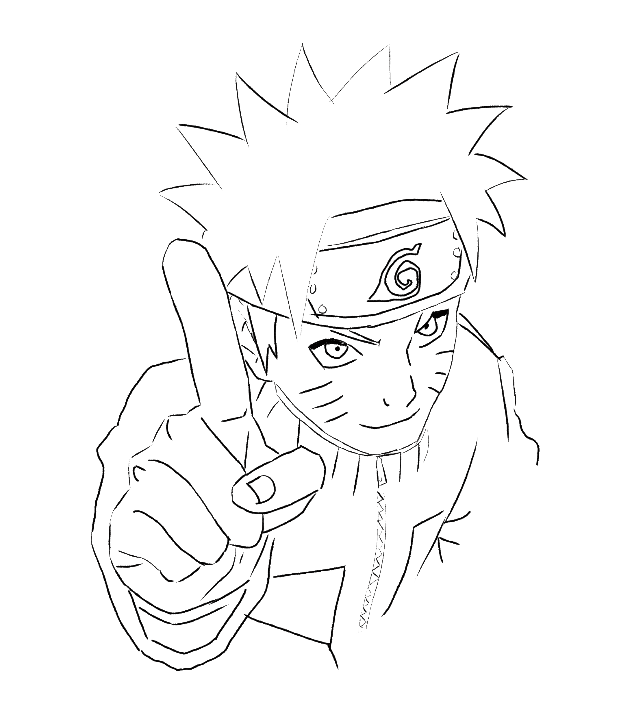 So i made a naruto uzumaki tracing its not good but i was proud of it as it was my first time rautism