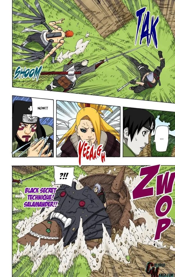 In naruto where was the battle field near the end of the war