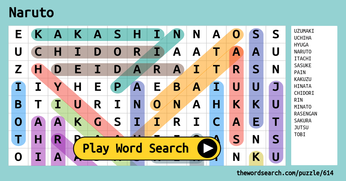 Download word search on naruto